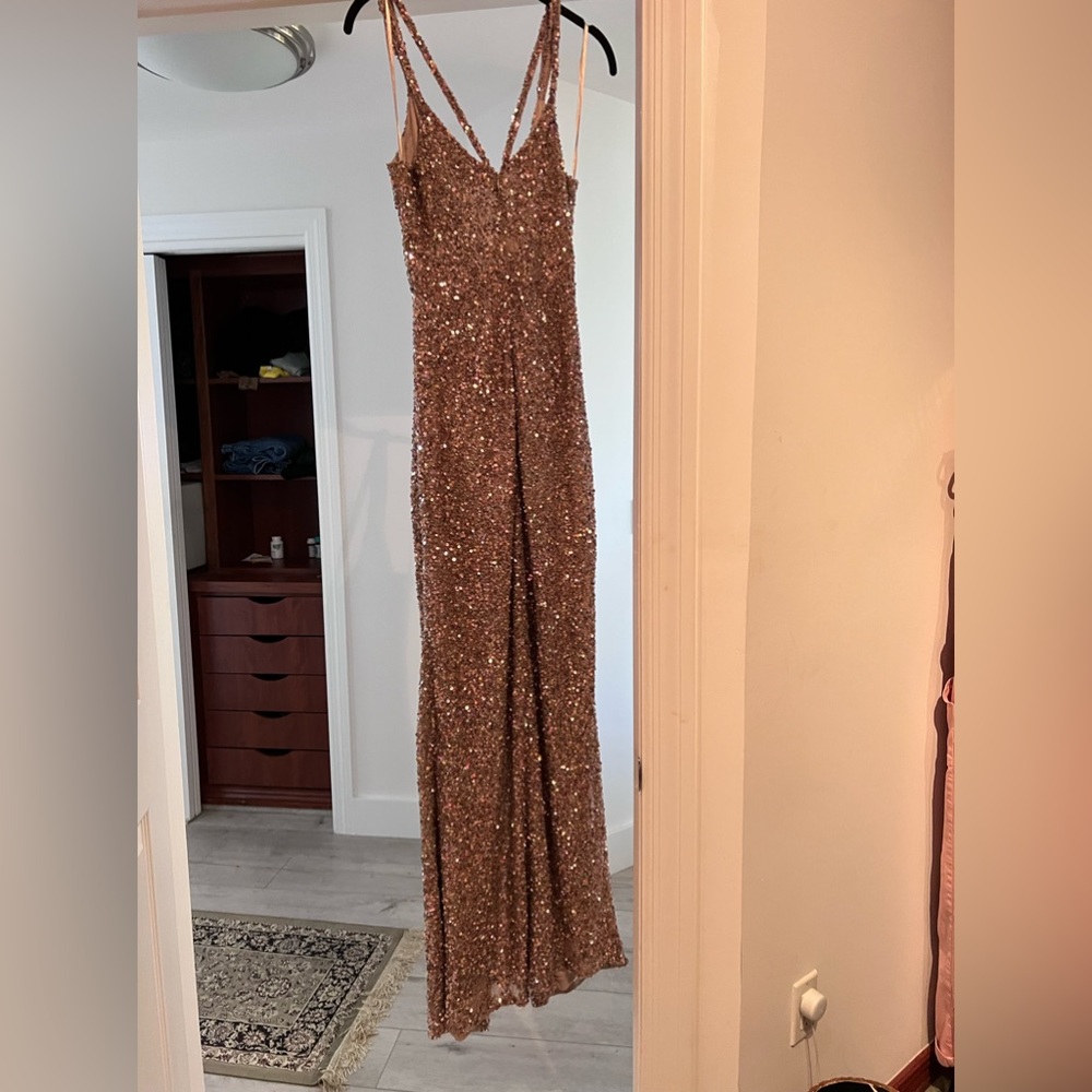 Parker Black Label Sequined Evening Gown - image 4